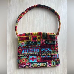 Large Vintage Tapestry/ Carpet Bag